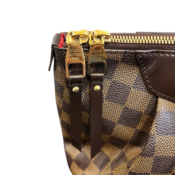 Louis Vuitton Damier Ebene Westminster GM Coated Canvas Leather Trim Tote Bag - Picture 12 of 15